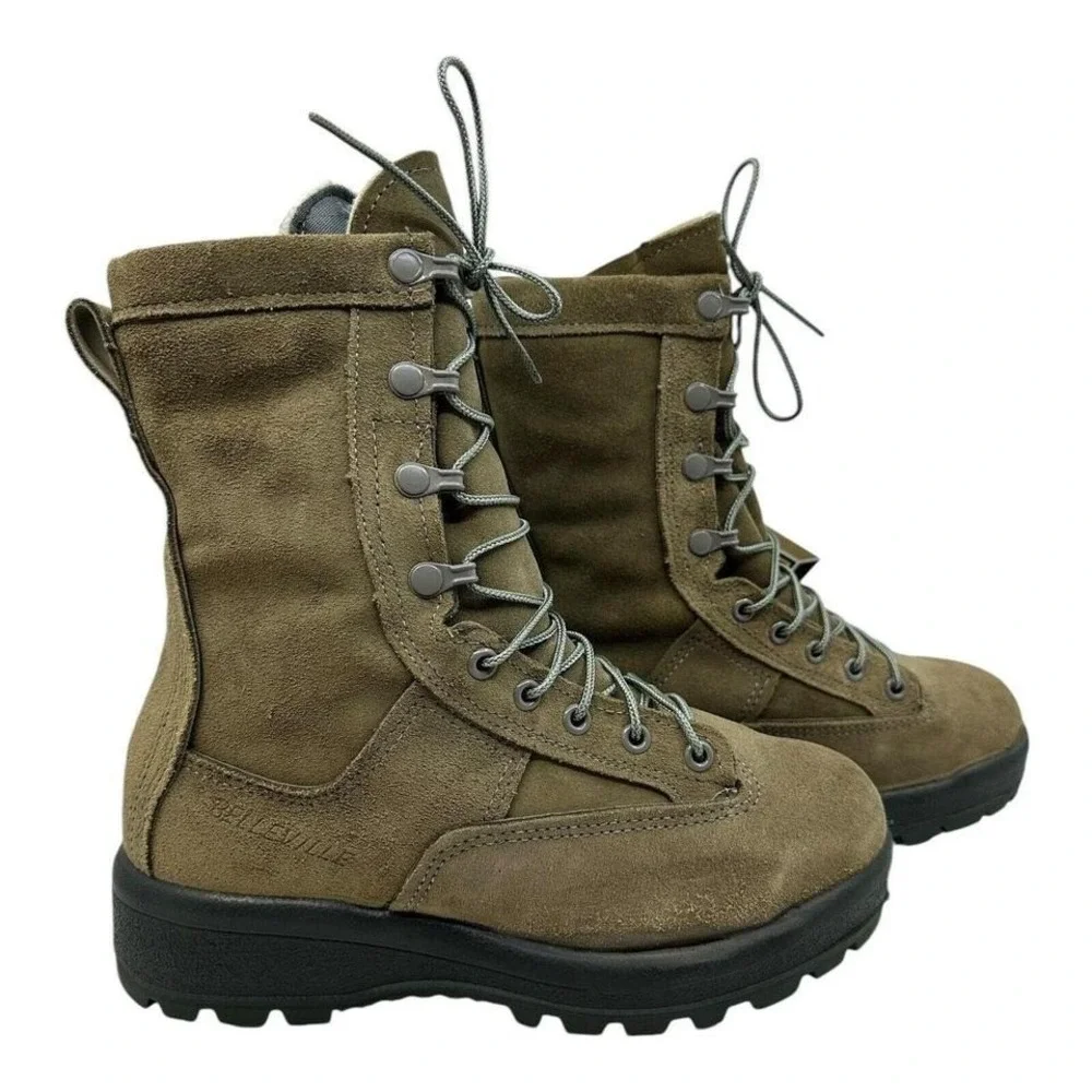 Belleville 675 GORE-TEX Waterproof Combat Boots Men's Size5‎ R Tannan Vibram
